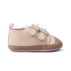Cute Walk by Babyhug Velcro Closure Solid Colour Booties -Beige