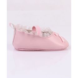 Cute Walk by Babyhug Slip On Booties with Bow Applique - Silver