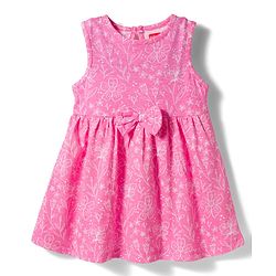 Babyhug Single Jersey Knit Sleeveless Frock With Floral Print & Bloomer - Multicolor