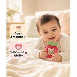 Babyhug Water Filled Teddy Shape Teether - Green