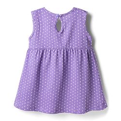 Babyhug Cotton Knit One Piece Dresses/Frocks Polka Dot Multi Color 3-6 Months