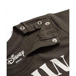 Babyhug Disney 100% Cotton Knit Half Sleeves T-Shirt With Lion King Graphic - Grey