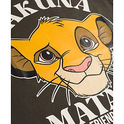 Babyhug Disney 100% Cotton Knit Half Sleeves T-Shirt With Lion King Graphic - Grey
