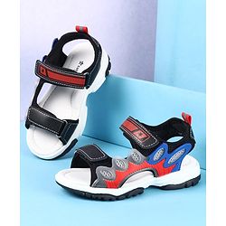 Cute Walk by Babyhug Velcro Closure Sandals - Black