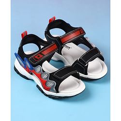 Cute Walk by Babyhug Velcro Closure Sandals - Black