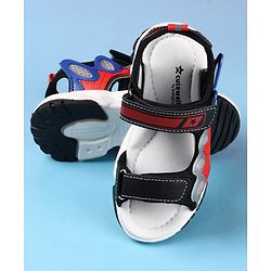 Cute Walk by Babyhug Velcro Closure Sandals - Black