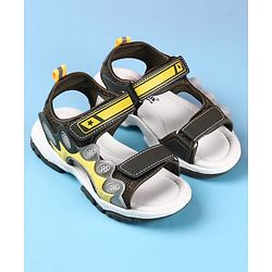 Cute Walk by Babyhug Velcro Closure Sandals - Black