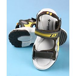 Cute Walk by Babyhug Velcro Closure Sandals - Black