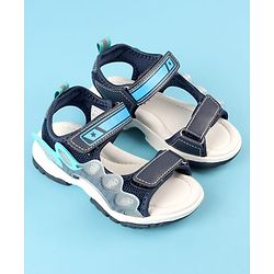 Cute Walk by Babyhug Velcro Closure Sandals - Black
