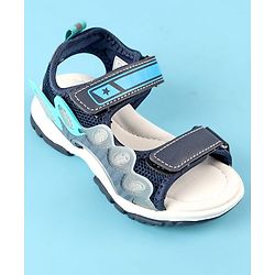 Cute Walk by Babyhug Velcro Closure Sandals - Black