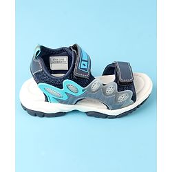 Cute Walk by Babyhug Velcro Closure Sandals - Black