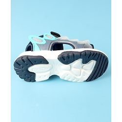 Cute Walk by Babyhug Velcro Closure Sandals - Black