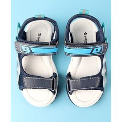 Cute Walk by Babyhug Velcro Closure Sandals - Black