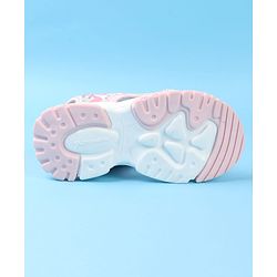 Cute Walk by Babyhug Velcro Closure Sandals with Glitter Print - Pink