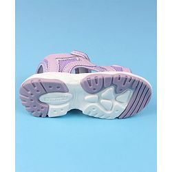 Cute Walk by Babyhug Velcro Closure Solid Colour Sandals - Pink