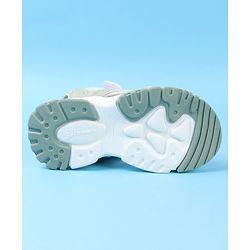 Cute Walk by Babyhug Velcro Closure Solid Colour Sandals - Pink