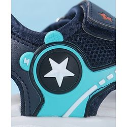 Cute Walk by Babyhug Velcro Closure Sandals with Applique - Black