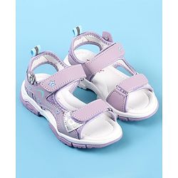 Cute Walk by Babyhug Velcro Closure Sandals with Floral Applique - Pink