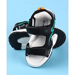 Cute Walk by Babyhug Velcro Closure Sandals with Applique -  Black