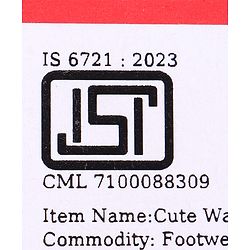 Cute Walk by Babyhug Velcro Closure Sandals with Applique -  Black