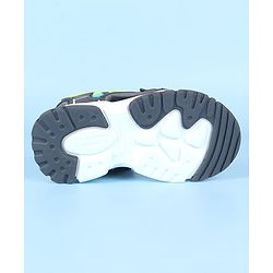 Cute Walk by Babyhug Velcro Closure Sandals with Applique -  Black