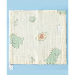 Babyhug 6 Layer Muslin Wash Cloth  100% Cotton High Absorbency Ultra Soft Feeding & Diapering Essential Machine Washable & Re-usable Bath & Toweling Pack of 5 - Multicolour