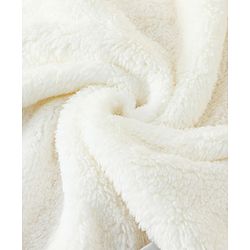Babyhug Premium Hooded Knitted Blanket Sleeping Bag with Soft Fur Lining| Light Weight| Warm & Cozy Winter Wrapper| Machine Washable| Button Closure| 0 to 12 months| New Born Gifting - Grey