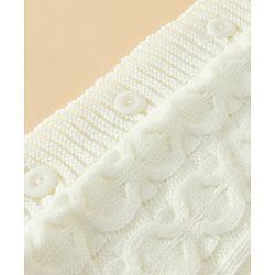 Babyhug Premium Hooded Knitted Blanket Sleeping Bag with Soft Fur Lining| Light Weight| Warm & Cozy Winter Wrapper| Machine Washable| Button Closure| 0 to 12 months| New Born Gifting - Grey