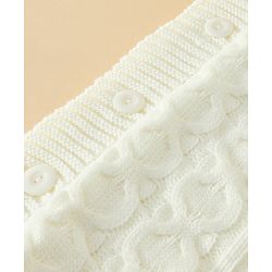 Babyhug Premium Hooded Knitted Blanket Sleeping Bag with Soft Fur Lining| Light Weight| Warm & Cozy Winter Wrapper| Machine Washable| Button Closure| 0 to 12 months| New Born Gifting - Grey
