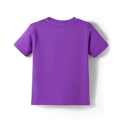 Babyhug Marvel Cotton Knit T-Shirt with Spider-Man Graphic Half Sleeves Round Neck Purple