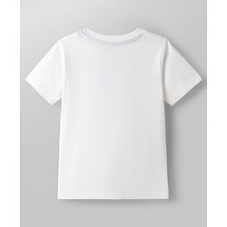 Babyhug Marvel Single Jersey Knit Half Sleeves T-Shirt With Spider Man Graphics - White