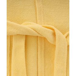 Babyhug Disney Terry Knit Hooded Bathrobe with Pockets & Lion King Graphics - Yellow