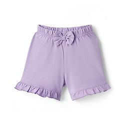 Babyhug Cotton Knit Half Sleeves Text Printed T-Shirt & Shorts Night Suit - Pink