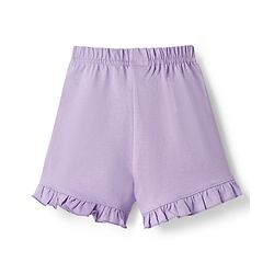 Babyhug Cotton Knit Half Sleeves Text Printed T-Shirt & Shorts Night Suit - Pink