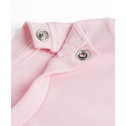 Babyhug Cotton Knit Half Sleeves Text Printed T-Shirt & Shorts Night Suit - Pink