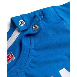 Babyhug 100% Cotton Knit Half Sleeves Nautical Text Printed T-Shirt - Multicolour
