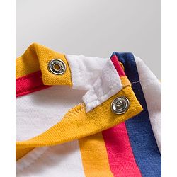 Babyhug 100% Cotton Knit Half Sleeves Sports Theme Printed T-Shirt - Multicolour