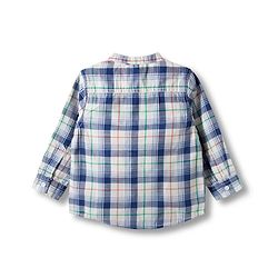 Babyhug Cotton Woven Full Sleeves Checks Shirt & Denim Jeans Set - Multicolor