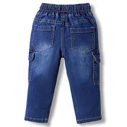 Babyhug Cotton Woven Full Sleeves Checks Shirt & Denim Jeans Set - Multicolor