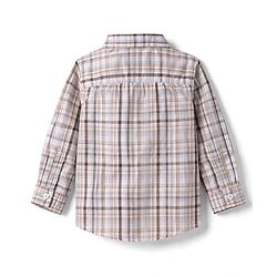 Babyhug Cotton Woven Full Sleeves Checks Shirt & Lounge Pant Set - Multicolor