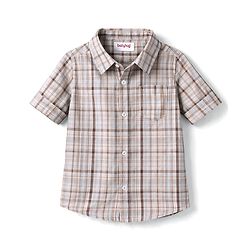 Babyhug Cotton Woven Full Sleeves Checks Shirt & Lounge Pant Set - Multicolor