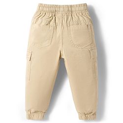 Babyhug Cotton Woven Full Sleeves Checks Shirt & Lounge Pant Set - Multicolor & Beige