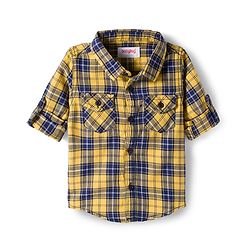 Babyhug Cotton Woven Full Sleeves Checks Shirt & Denim Jeans Set - Multicolor