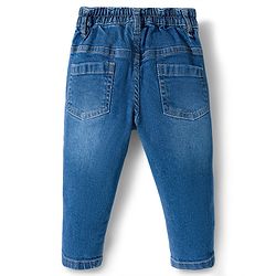 Babyhug Cotton Woven Full Sleeves Checks Shirt & Denim Jeans Set - Multicolor
