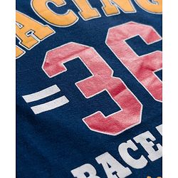 Babyhug 100% Cotton Knit Half Sleeves Race Theme Printed T-Shirt - Multicolour