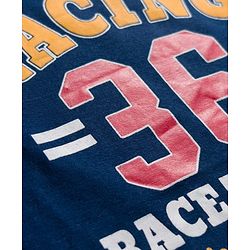 Babyhug 100% Cotton Knit Half Sleeves Race Theme Printed T-Shirt - Multicolour