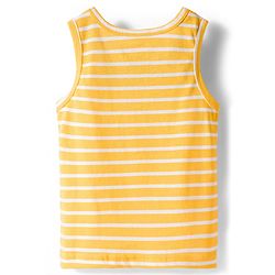 Babyhug 100% Cotton Knit Sleeveless Striped & Animal Printed Sando Pack Of 3 - Multicolour