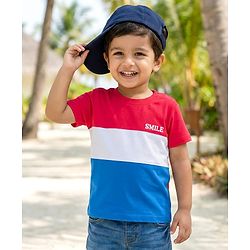 Babyhug 100% Cotton Knit Half Sleeves Cut N Sew T-Shirt - Multicolour