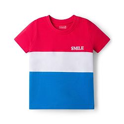 Babyhug 100% Cotton Knit Half Sleeves Cut N Sew T-Shirt - Multicolour
