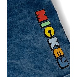 Babyhug Disney Single Jersey Knit Half Sleeves Polo T-Shirt & Shorts Set with Mickey Mouse Graphic - Multicolor